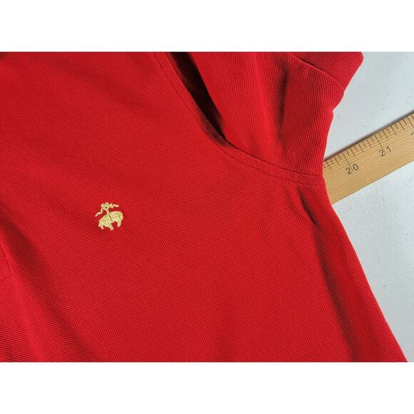 Brooks Brothers Red Slim Fit Performance Supima Polo Shirt - Medium - Picture 3 of 6